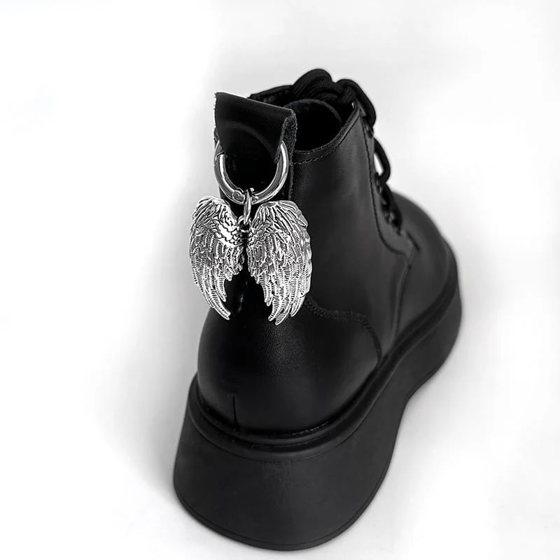 Unisex Punk Wing Schuhanhänger Schuhaccessoires