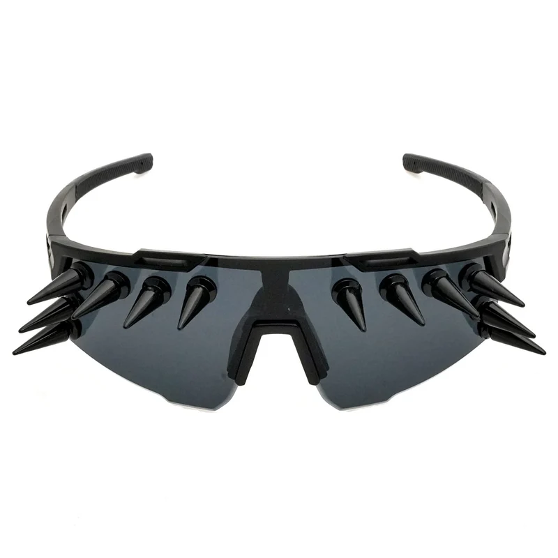 Unisex Punk Sonnenbrille mit Nieten