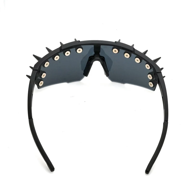 Unisex Punk Sonnenbrille mit Nieten