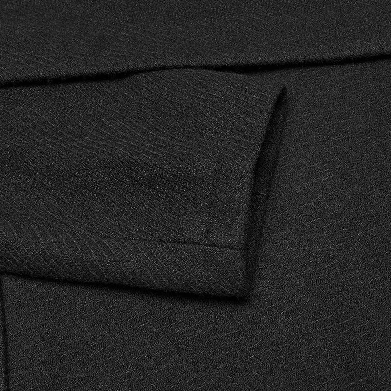 Herren-Umhang im gotischen Stil mit Stickerei, einreihig, Stehkragen