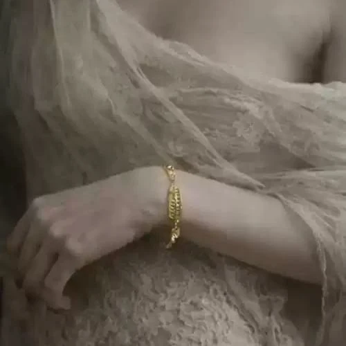 Gothic-Skelett-Kettenarmband für Damen