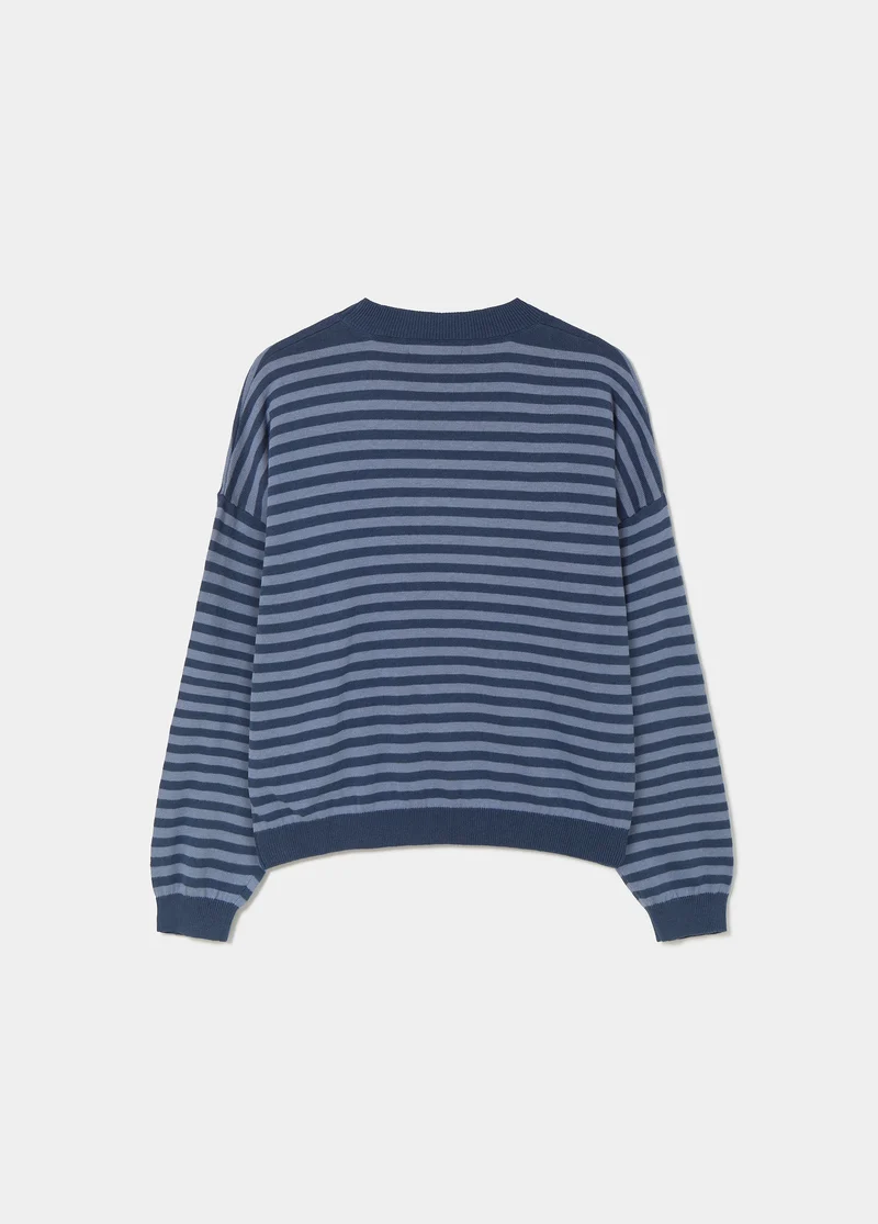Star-striped sweater