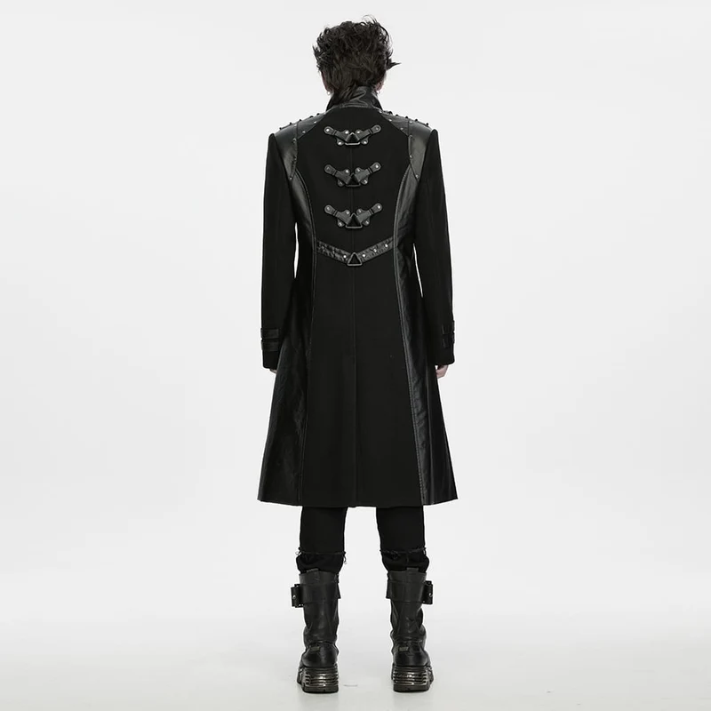 Herren Techwear Jacke mit großer Tasche, Frontreißverschluss und Stehkragen