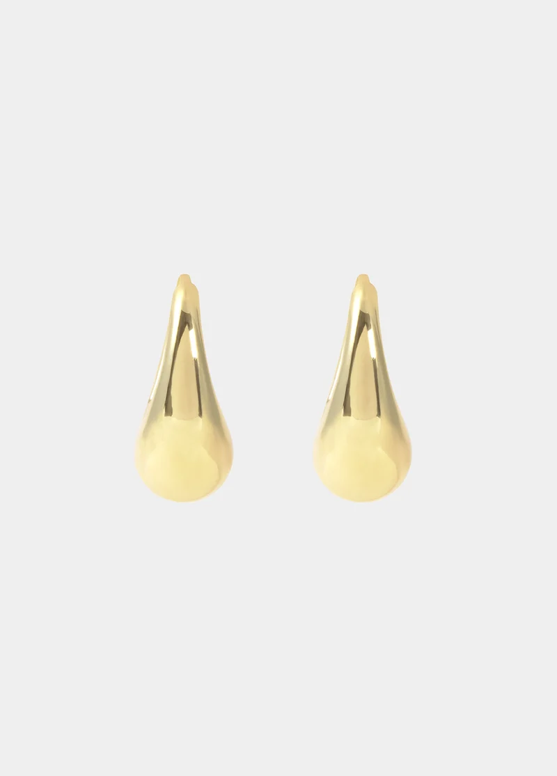Small gold hoop earrings