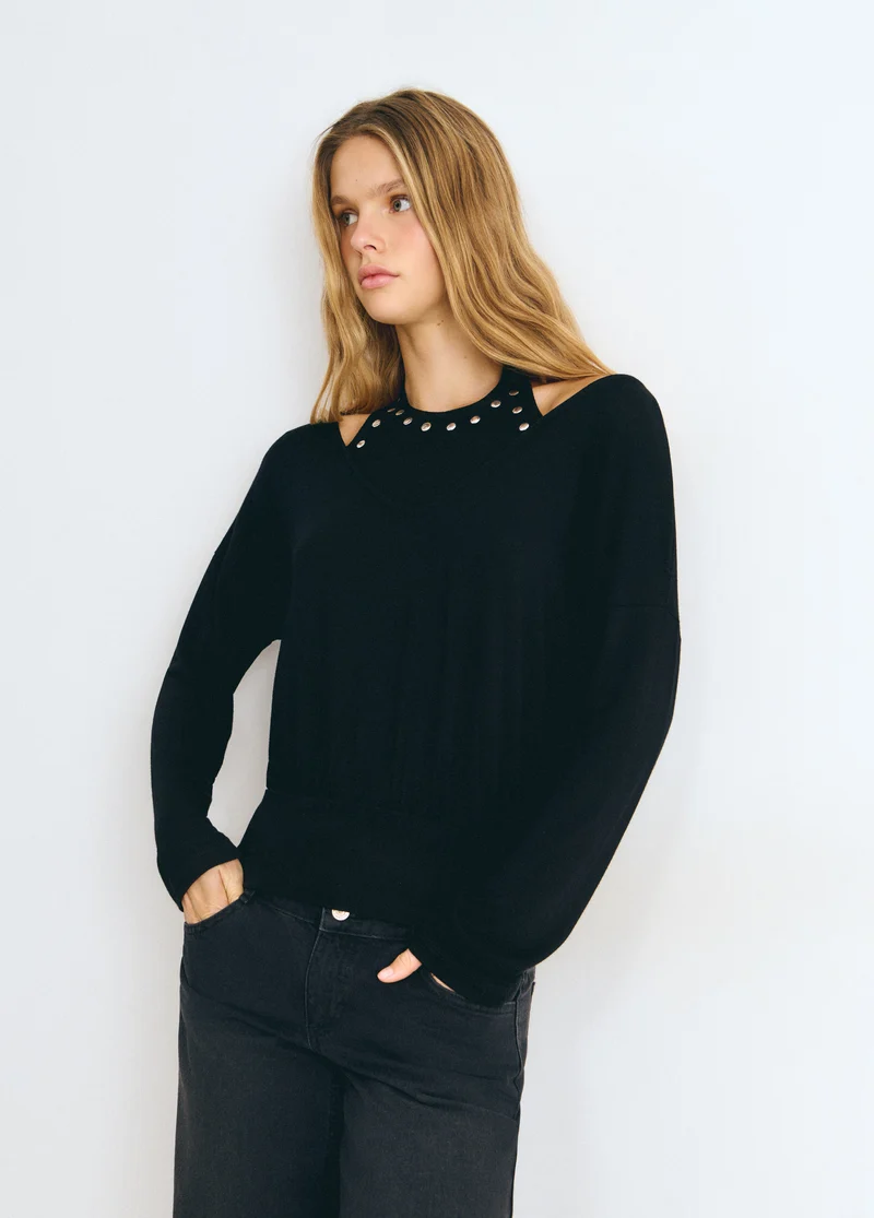 Double studded T-shirt