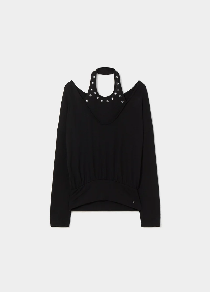 Double studded T-shirt