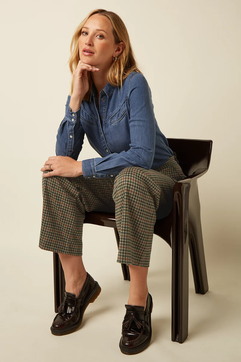 Federica Pants Vine Jacquard