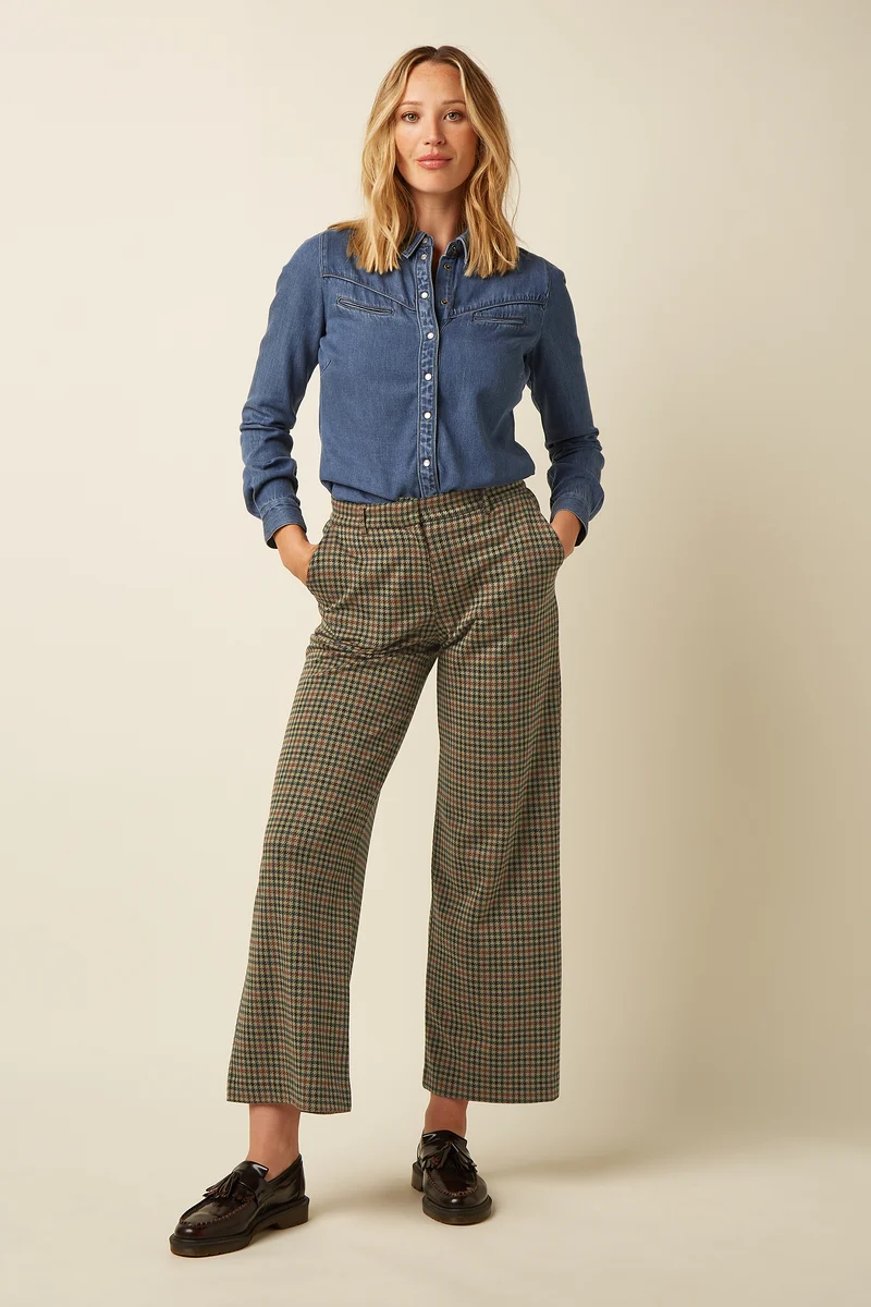 Federica Pants Vine Jacquard