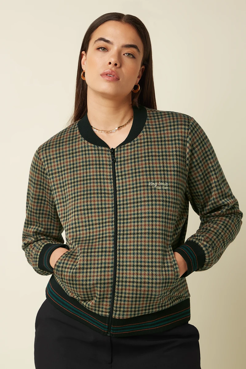 Bessie Jacket Vine Jacquard