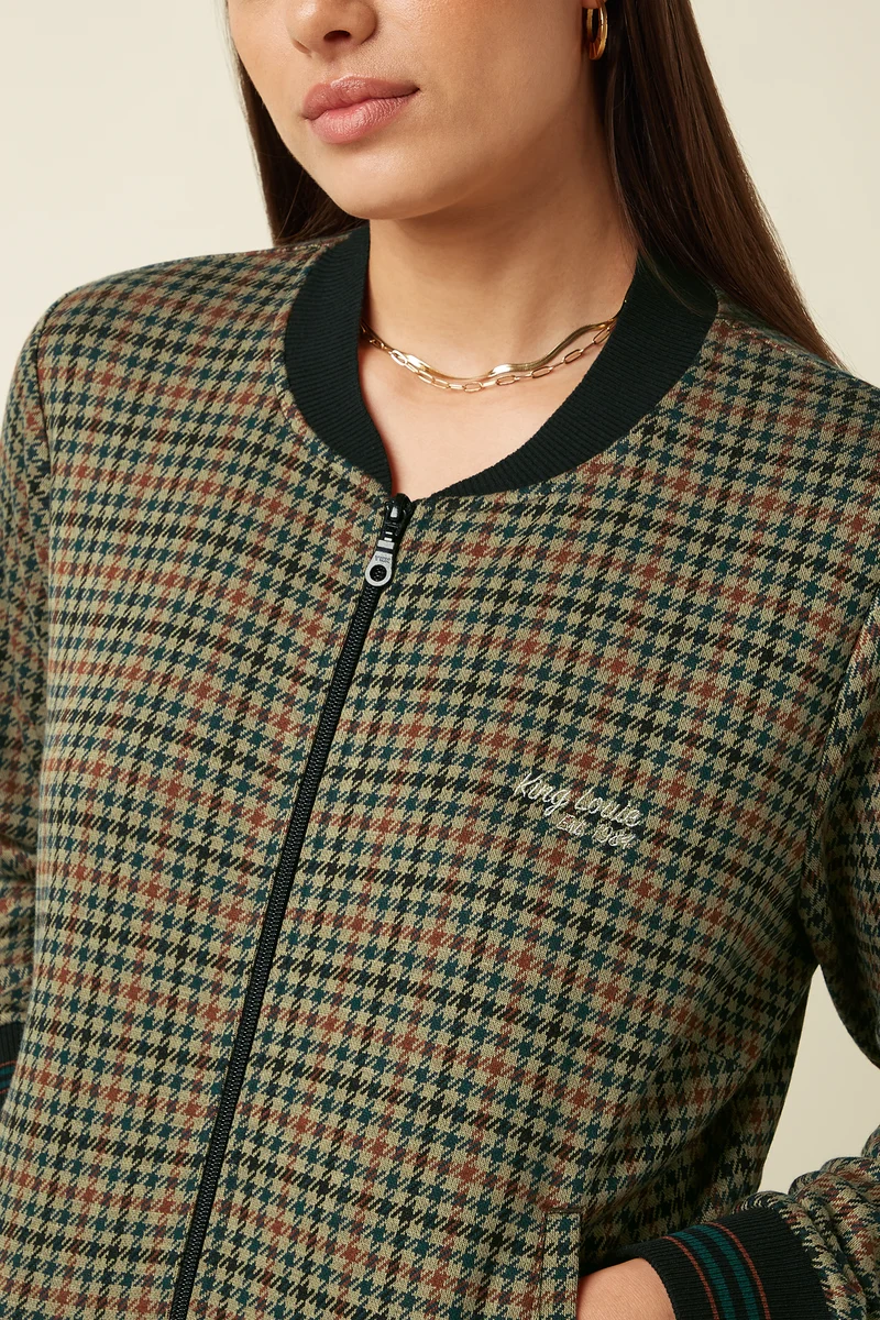 Bessie Jacket Vine Jacquard