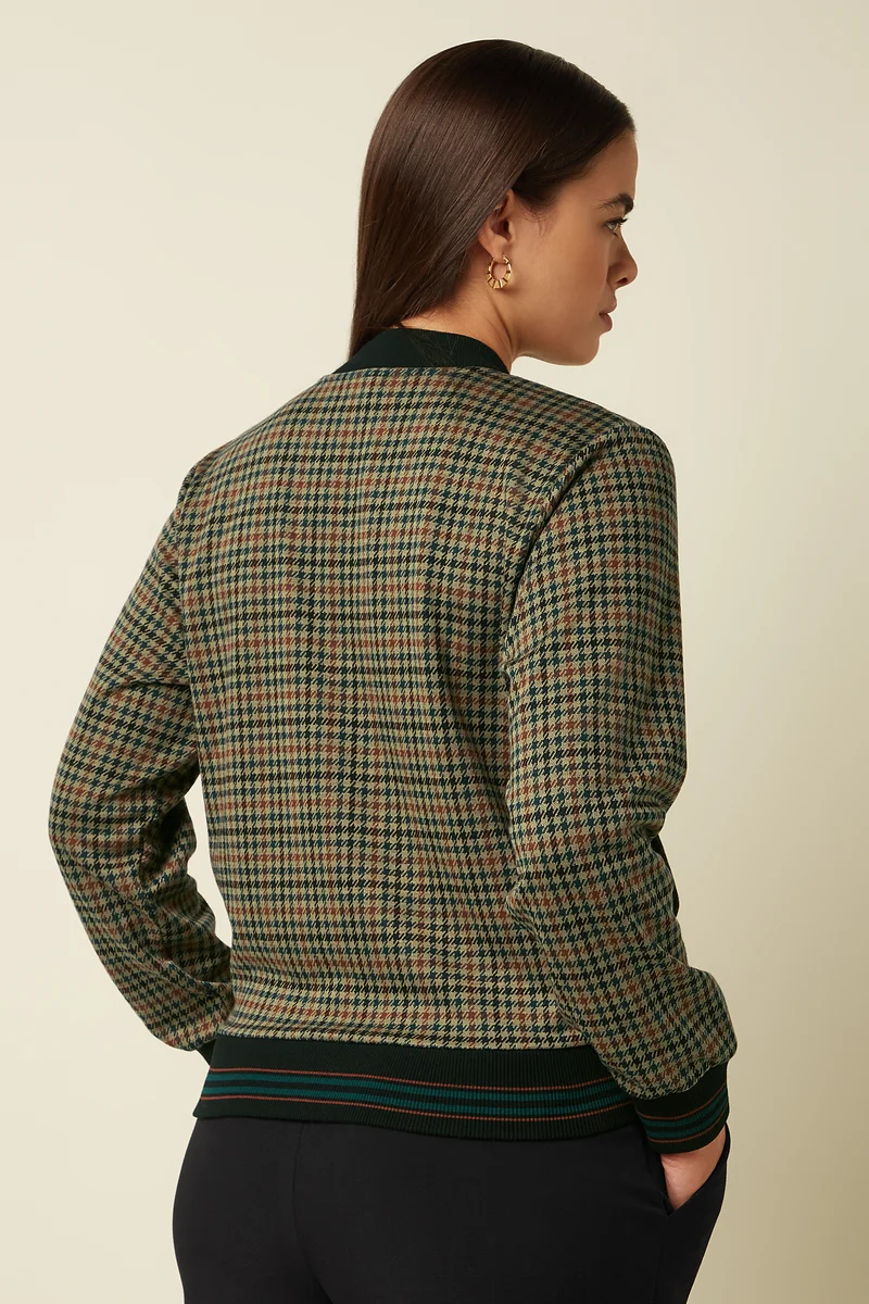 Bessie Jacket Vine Jacquard