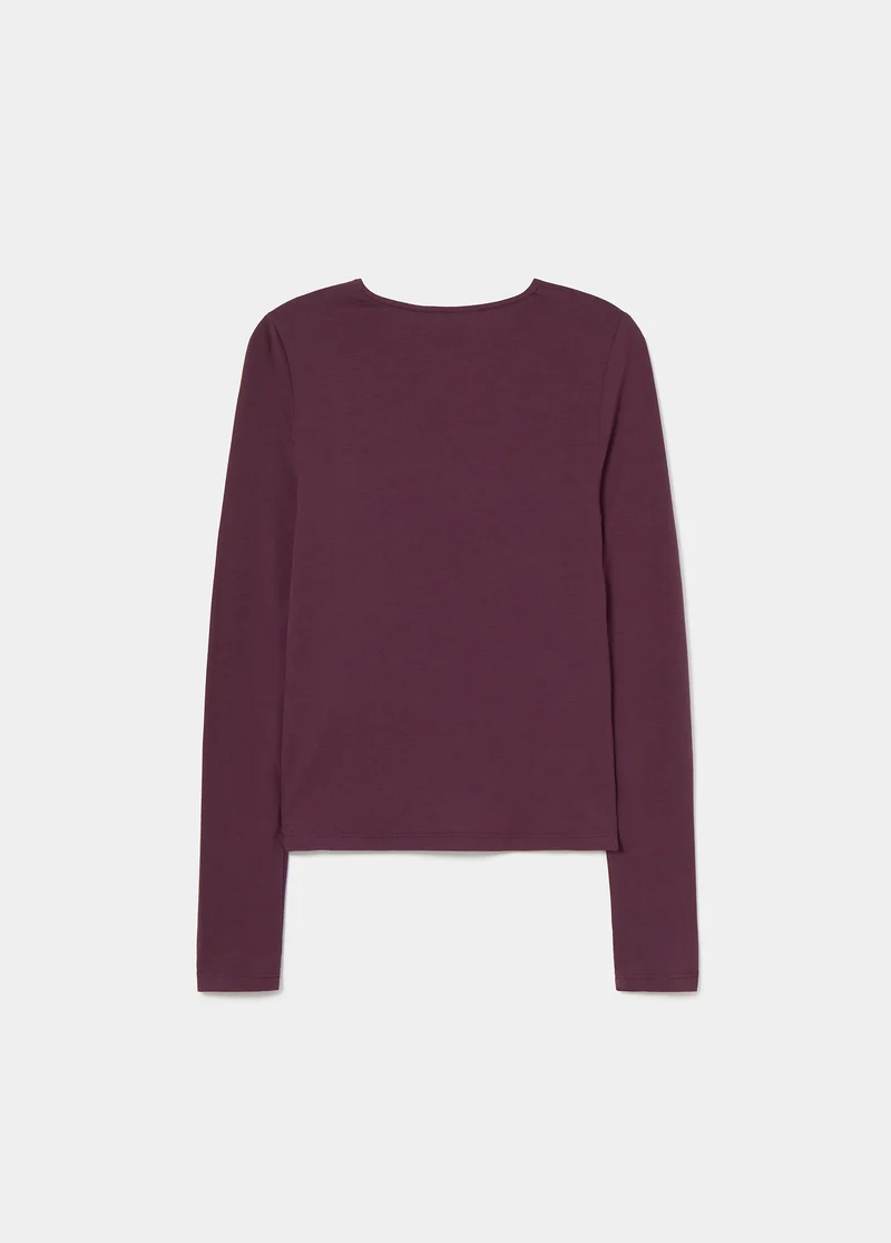 Front cut-out T-shirt