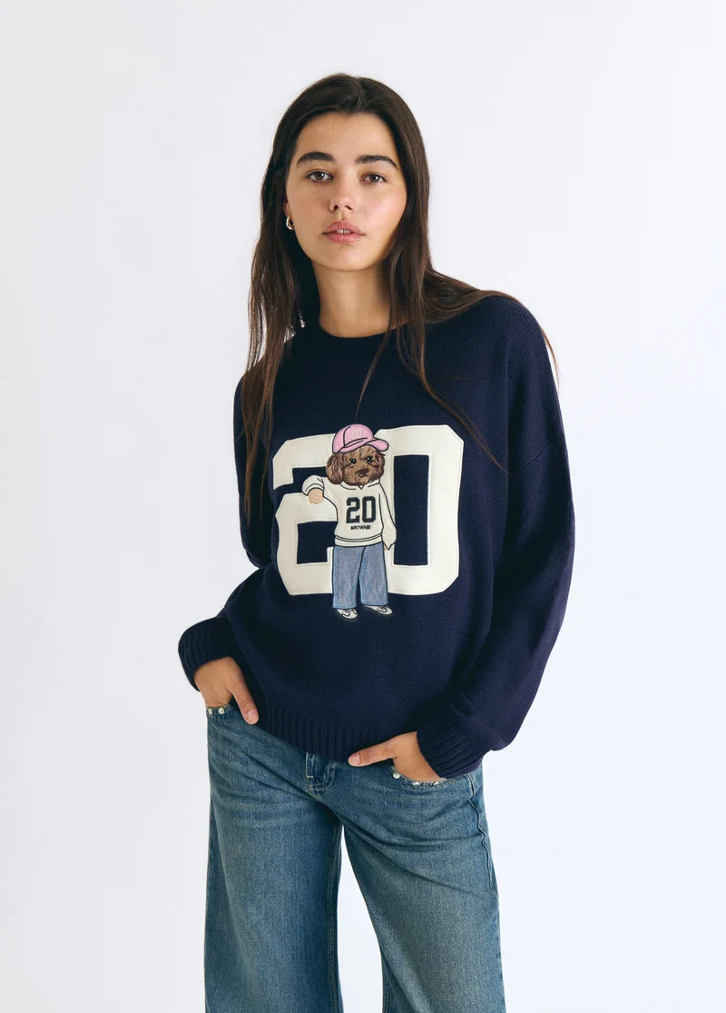 Number 20 dog sweater