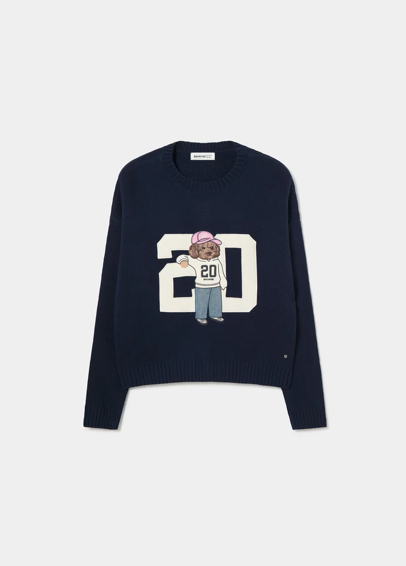 Number 20 dog sweater