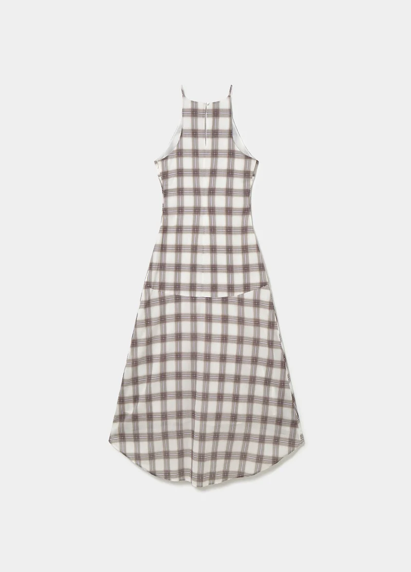Long halter-neck dress