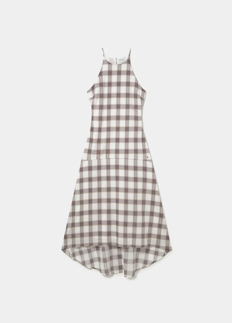 Long halter-neck dress