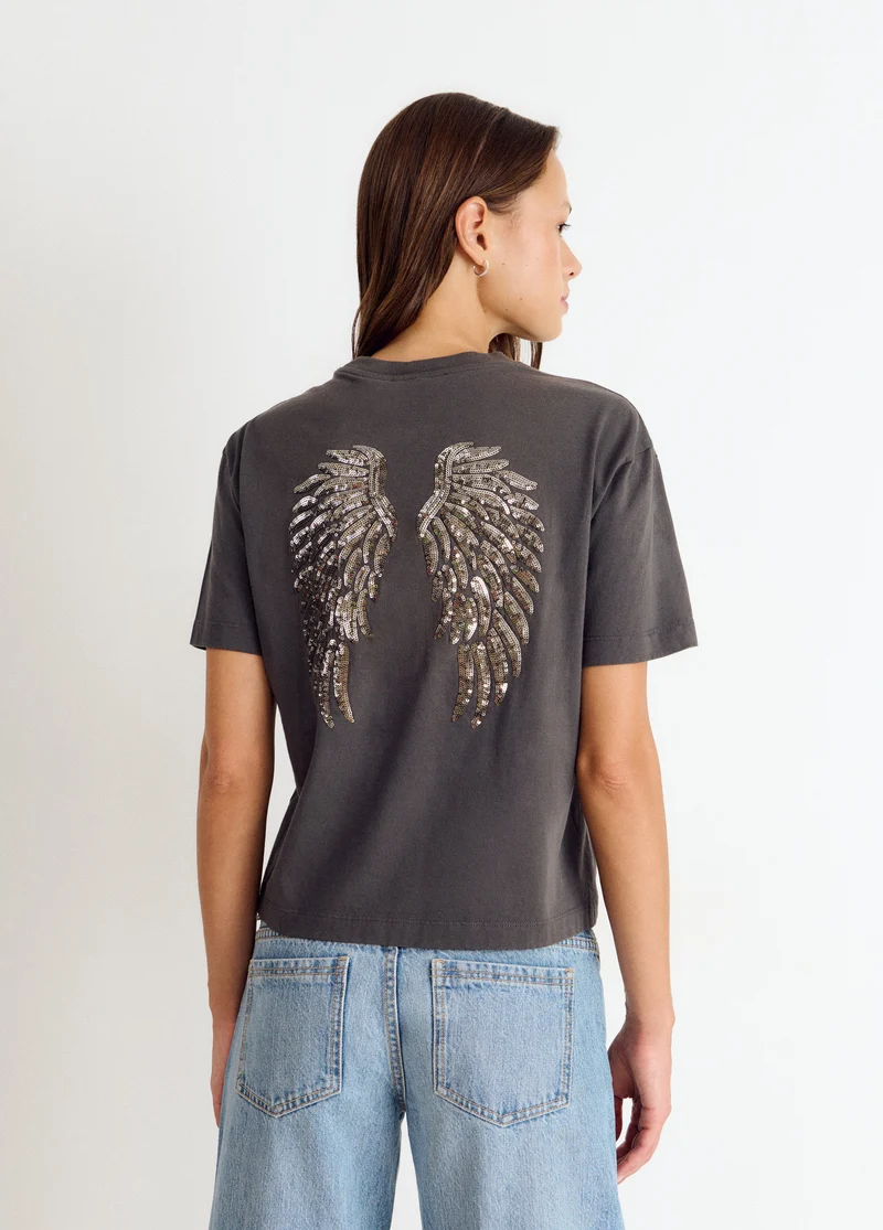 Sequin Wings T-shirt