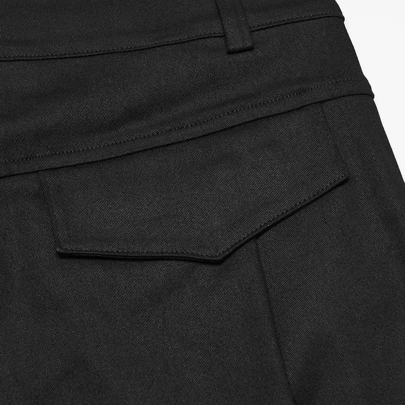 Gothic-Herrenhose mit Schnürung und Bündchen