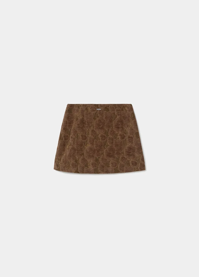 Mini floral skirt