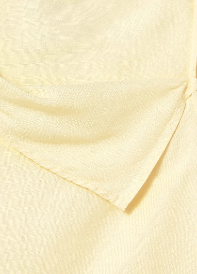Linen flap top