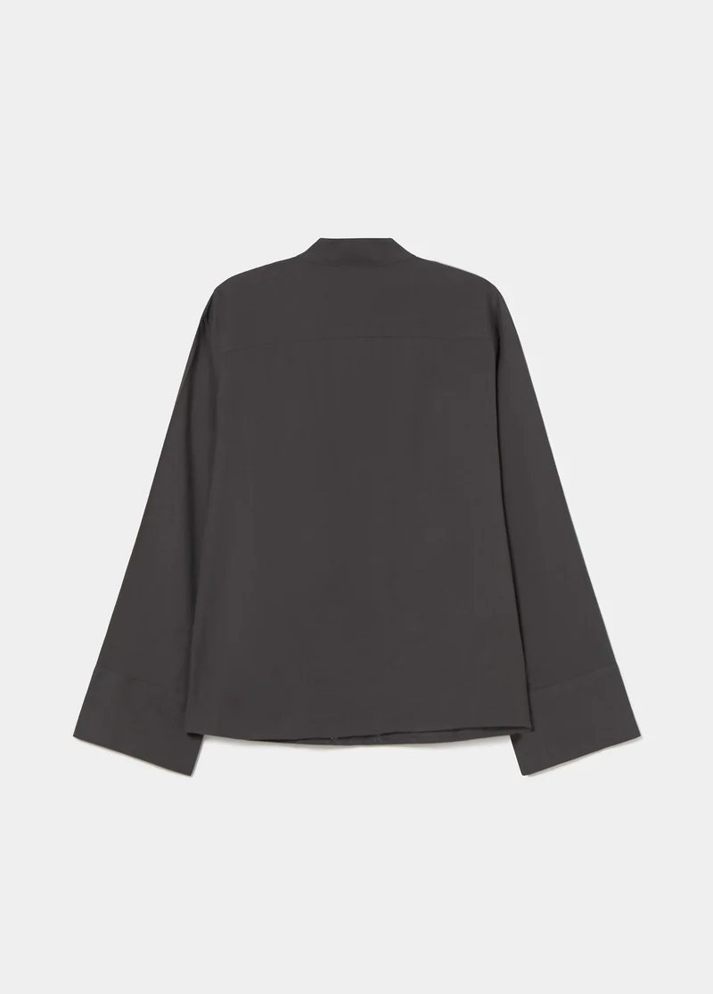 Napoleon-style button blouse