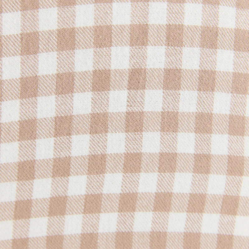 Gingham Pyjamahemd - Beige