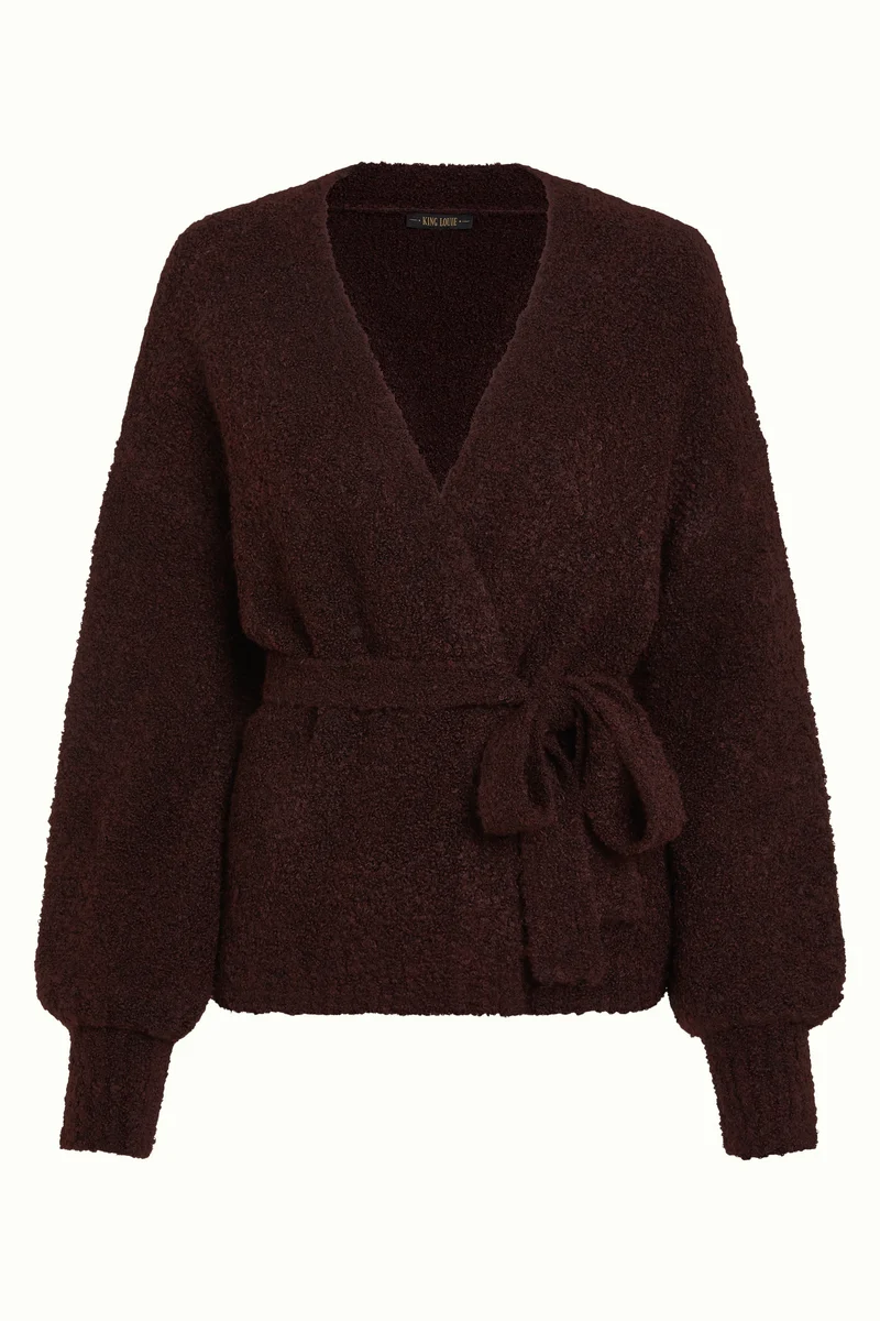 Cardi Loose Boucle Knit