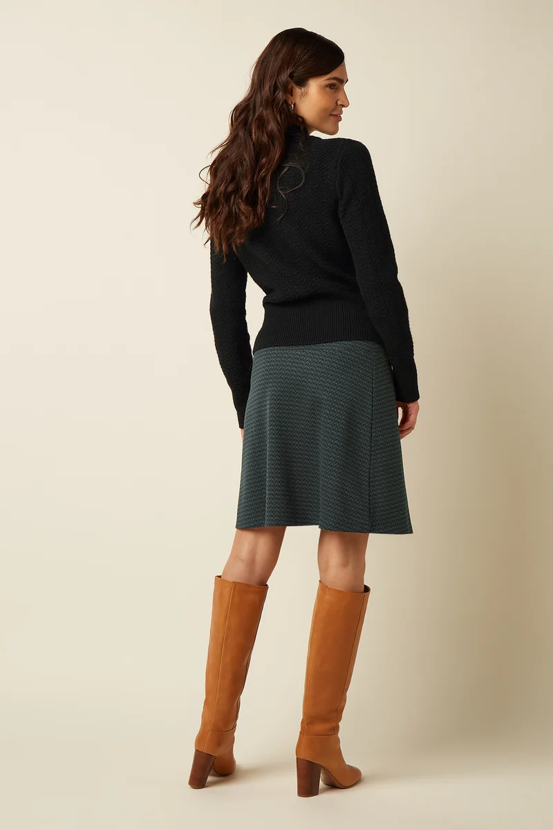 Border Skirt Wander Jacquard