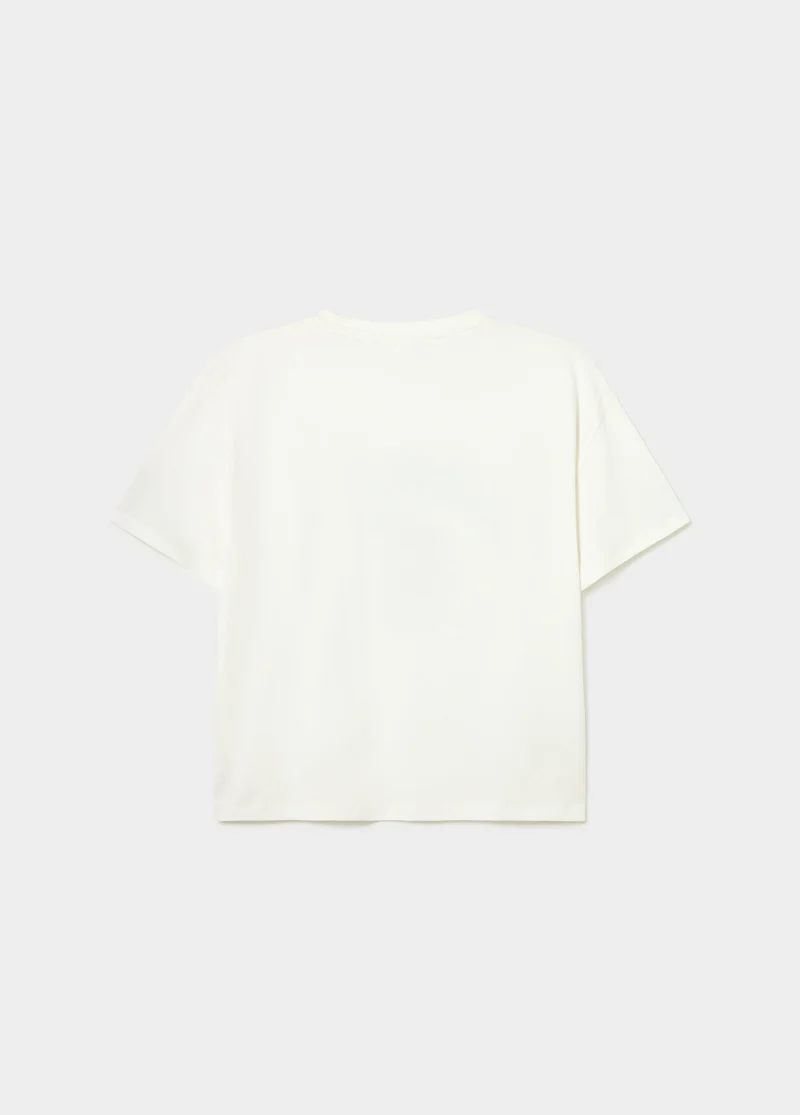 Dog-print T-shirt