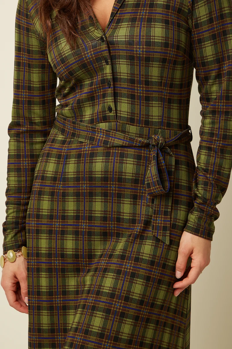 Lola Dress Timber Check