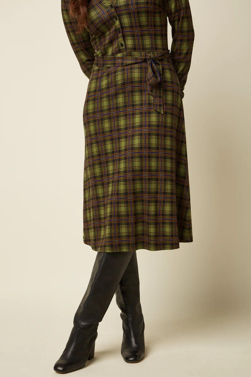 Lola Dress Timber Check