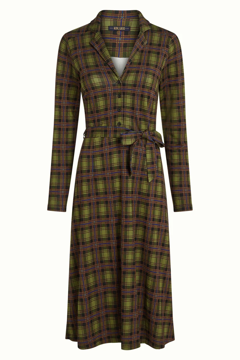 Lola Dress Timber Check