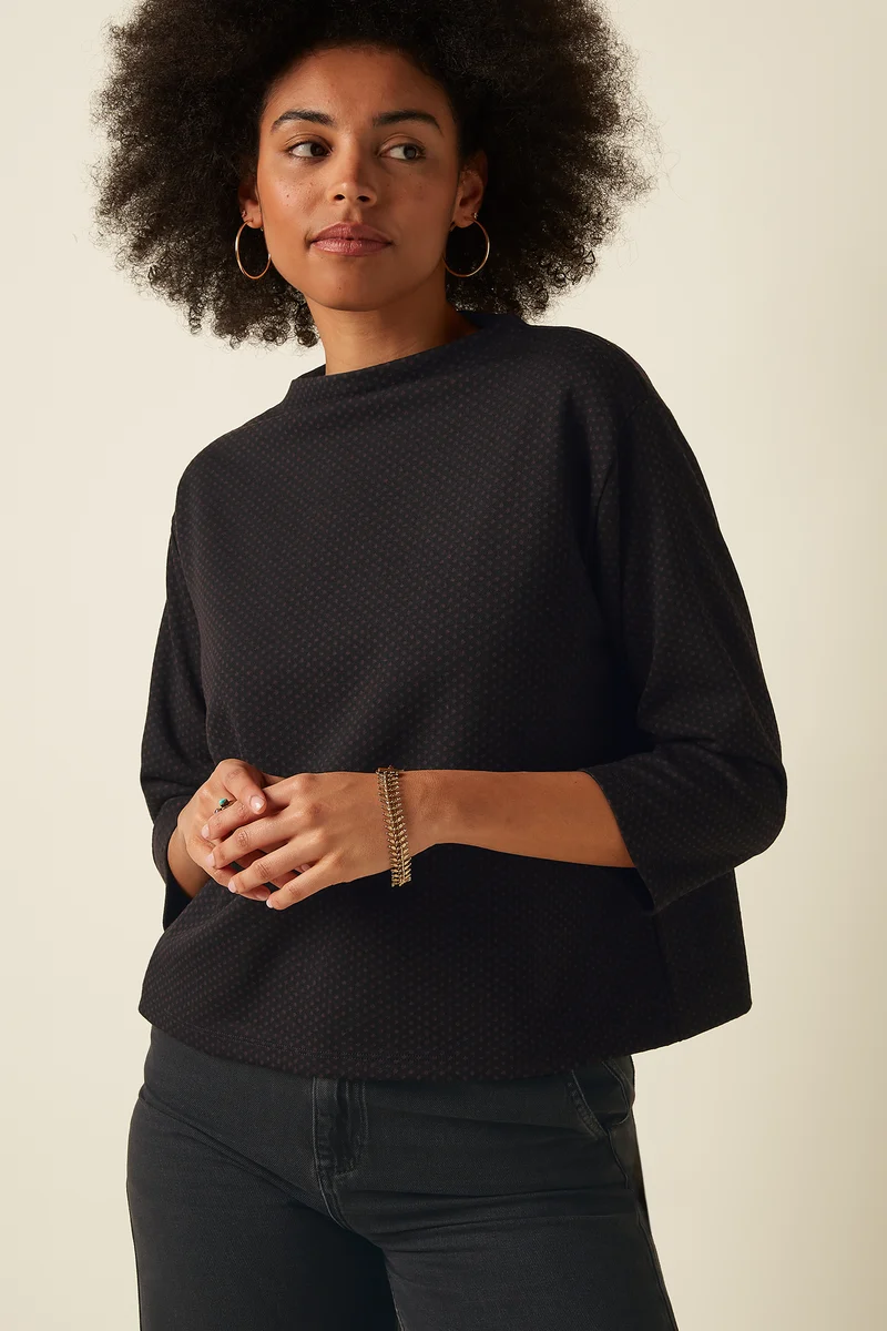 Guenda Top Mael Jacquard