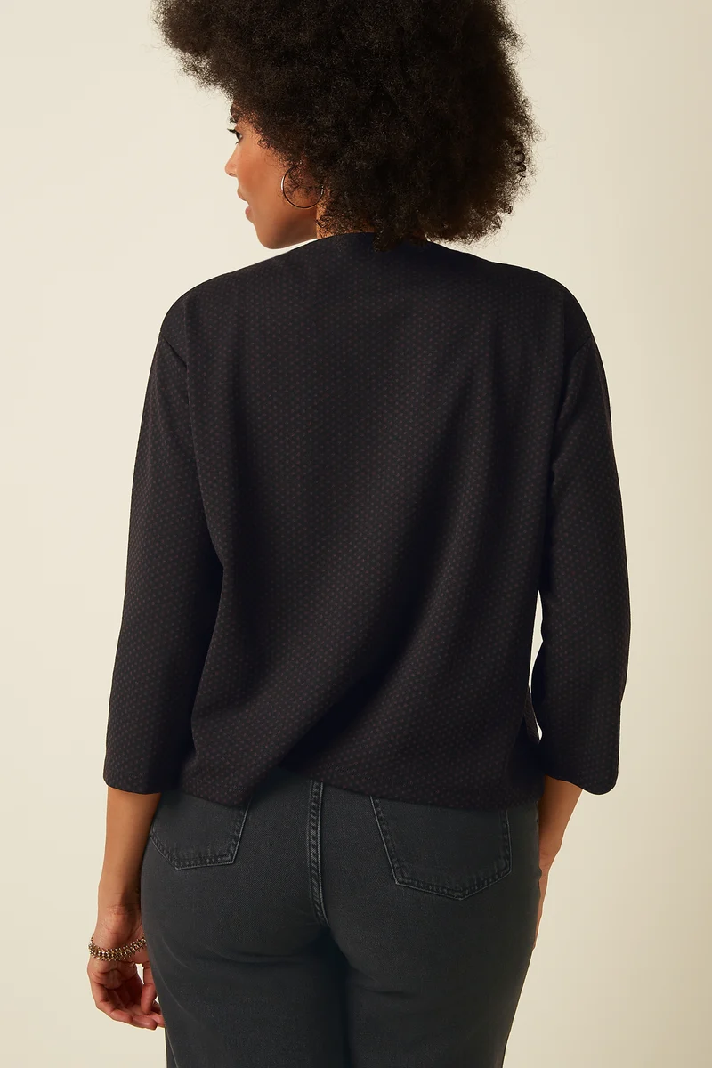 Guenda Top Mael Jacquard