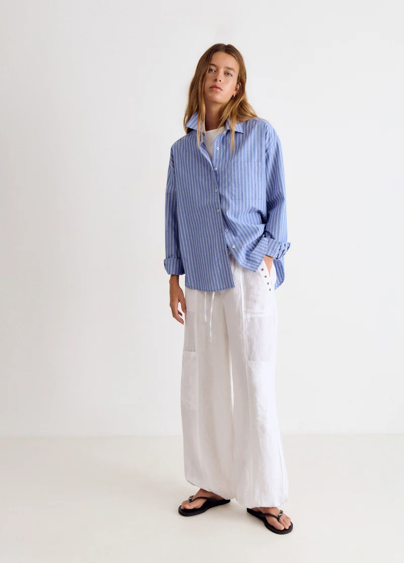 Geometric-print shirt