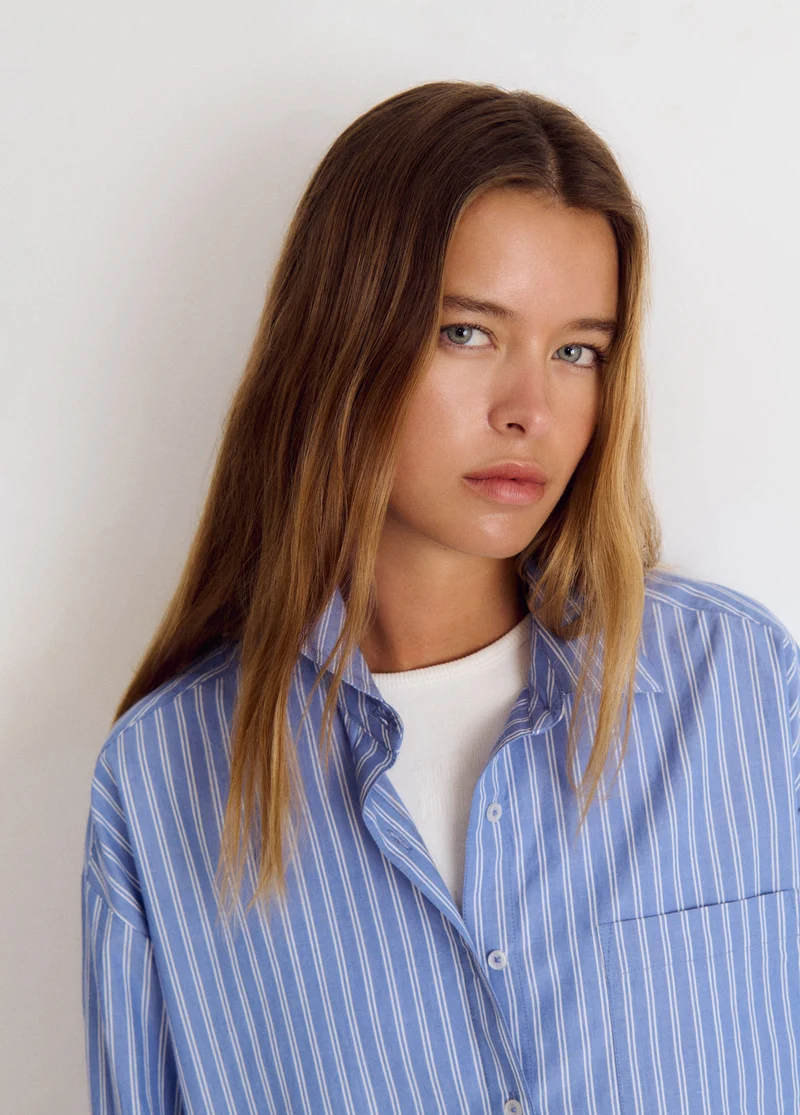 Geometric-print shirt