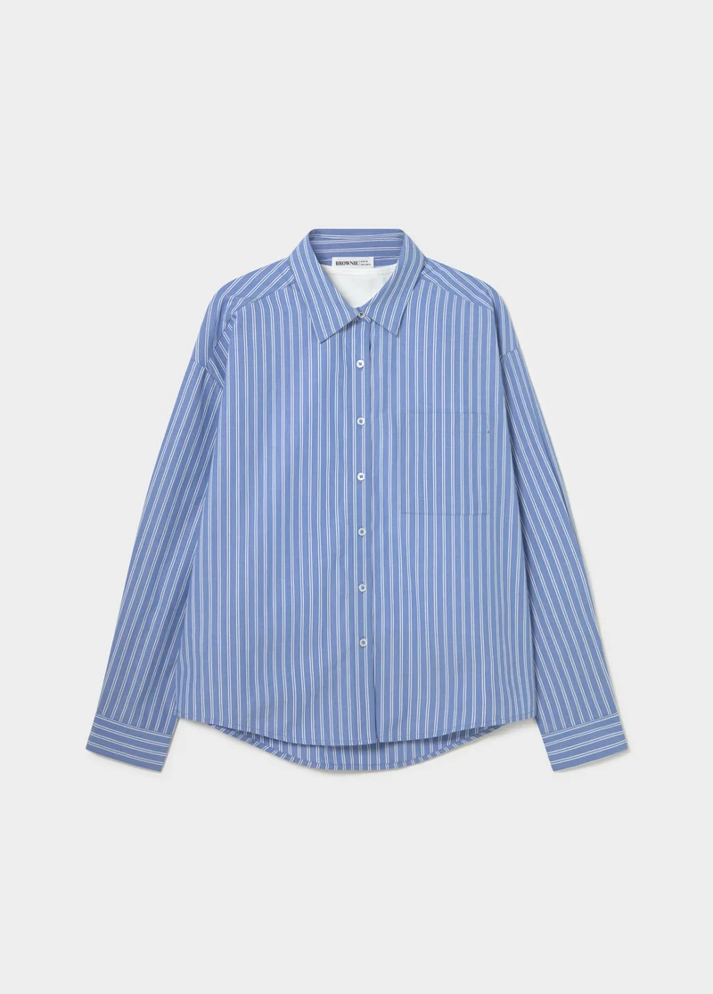 Geometric-print shirt
