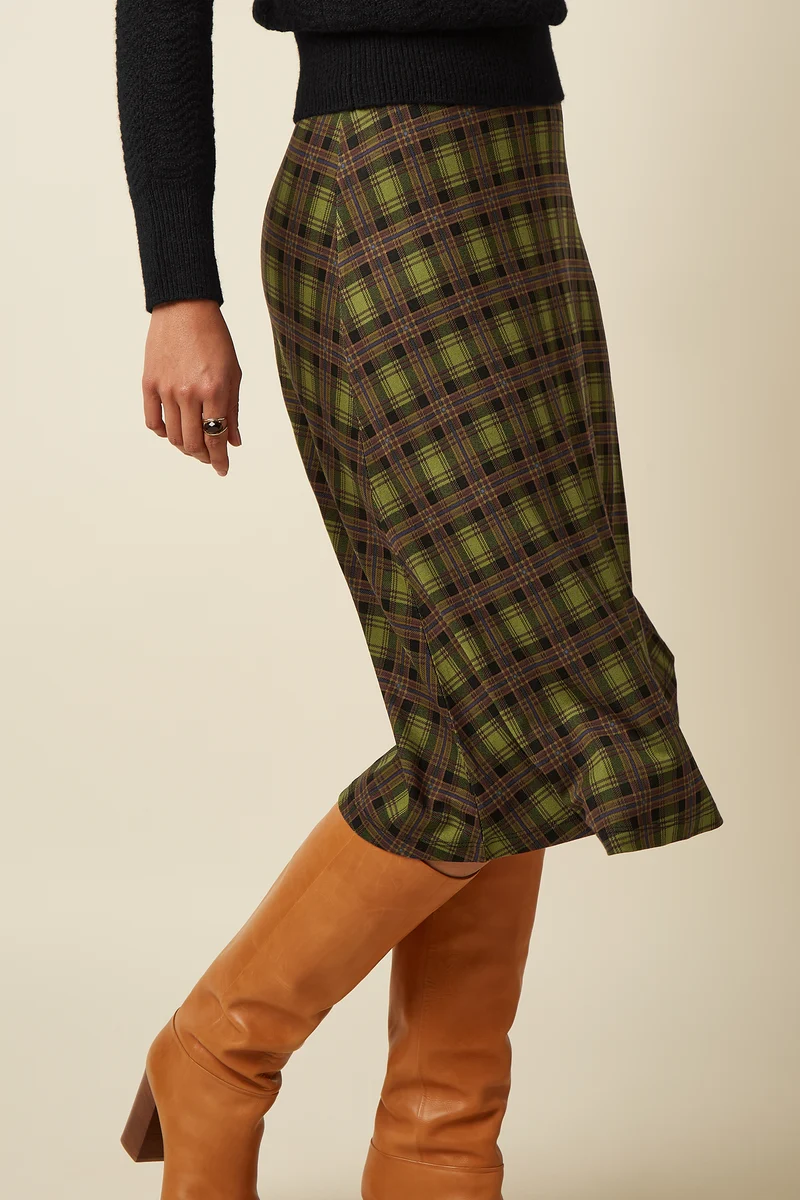 Juno Skirt Timber Check