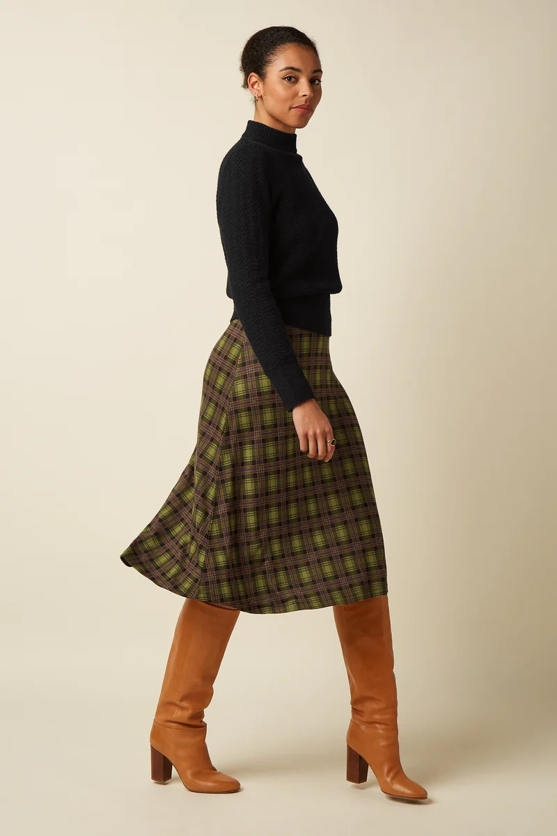 Juno Skirt Timber Check