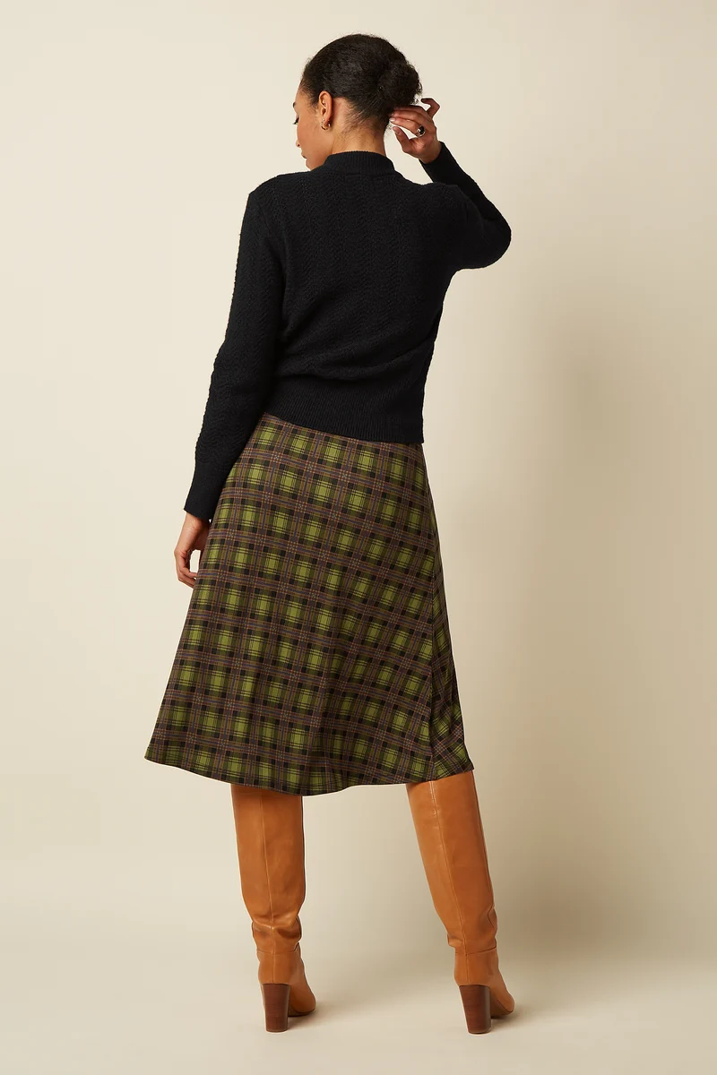 Juno Skirt Timber Check