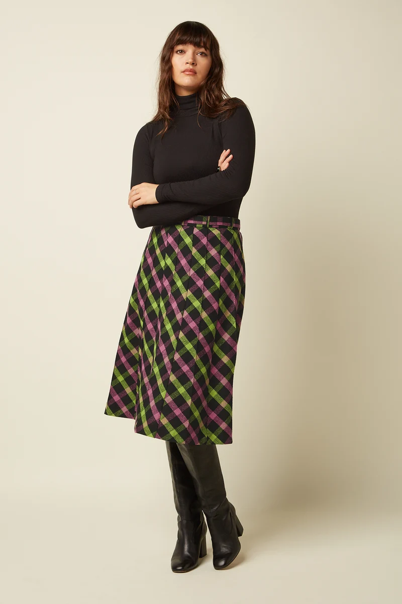 Harper Skirt Goia Check