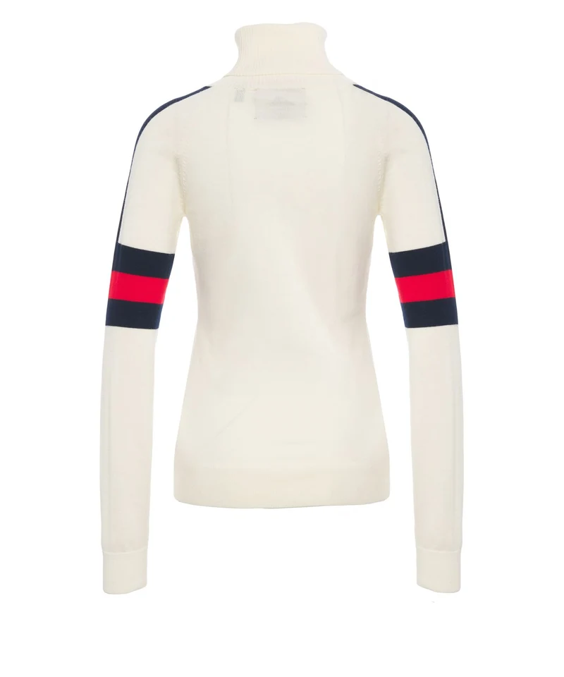 Maglia a collo alto in lana merino