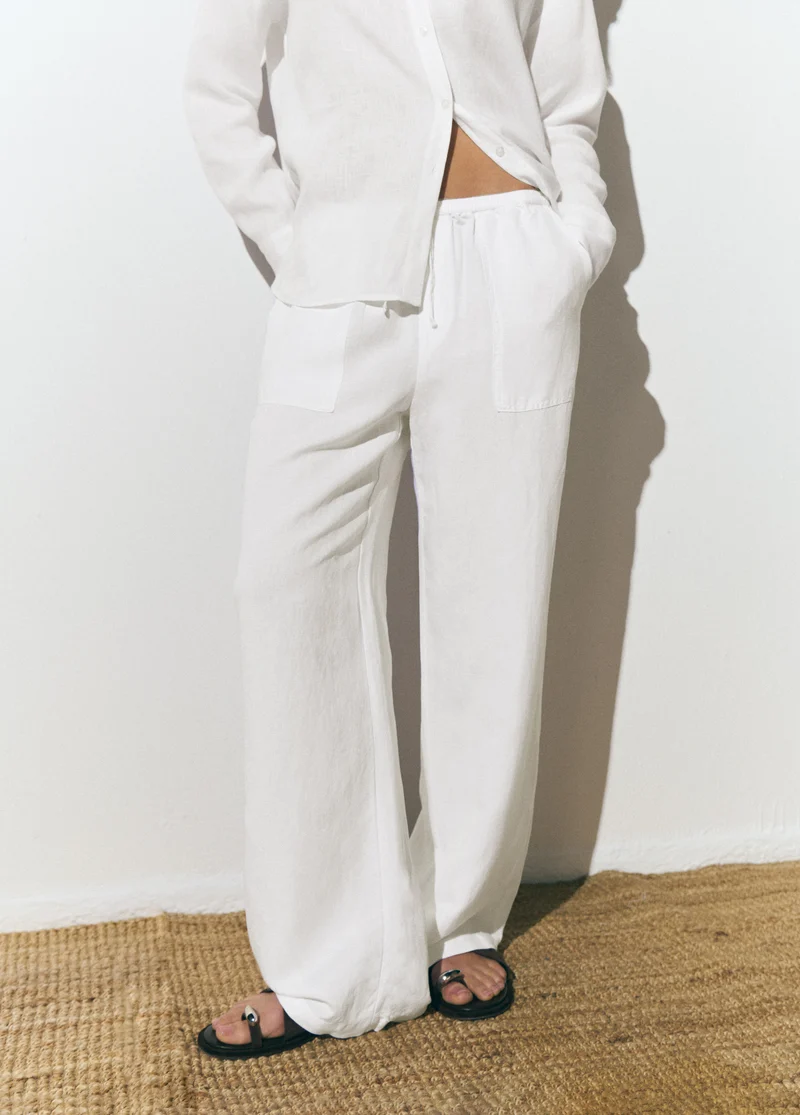 Flowy pants with pockets