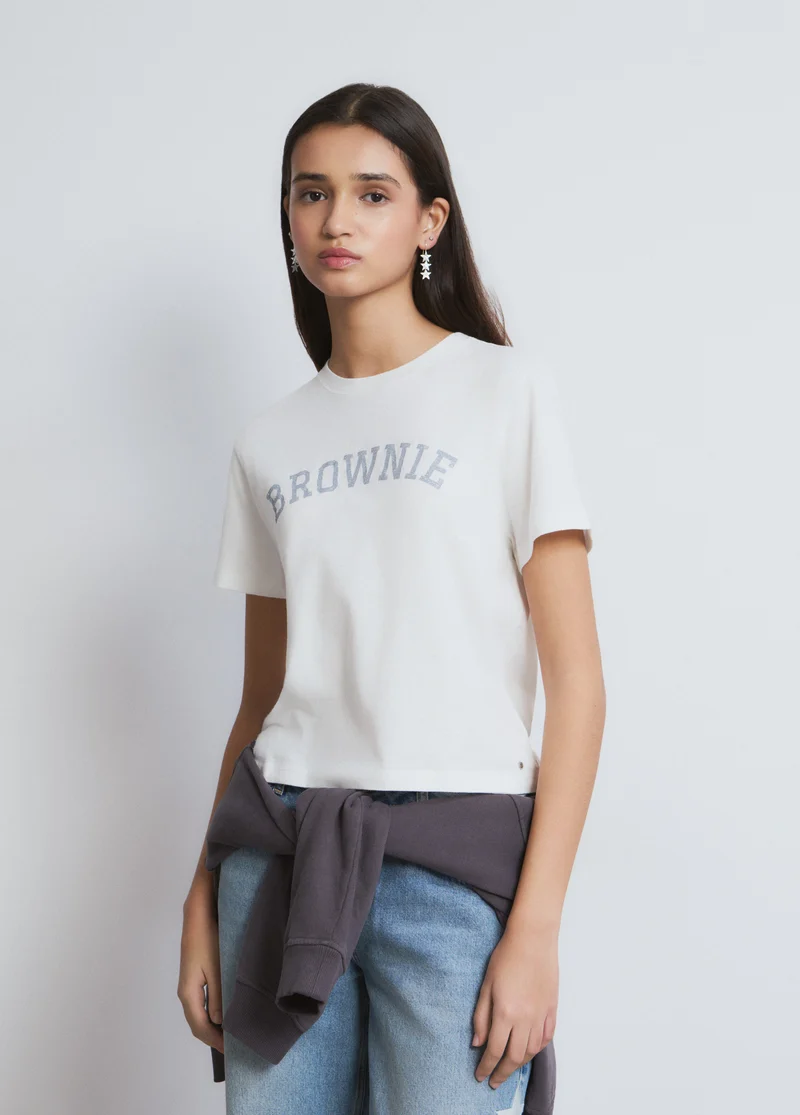 Glitter logo t-shirt