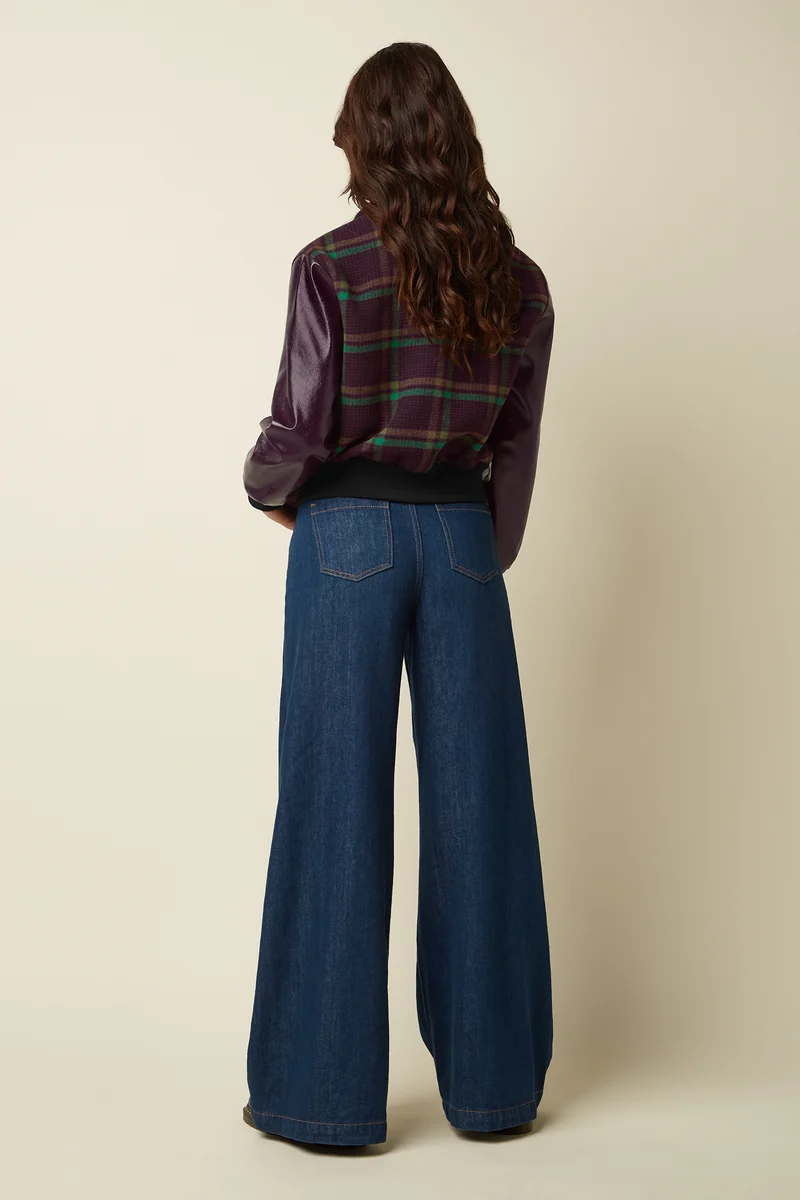 Billie Baseball Jacket Vera Check