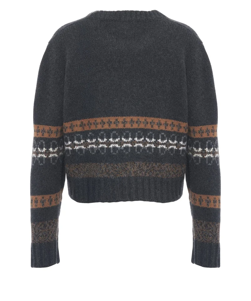 Maglione con fantasia norvegese