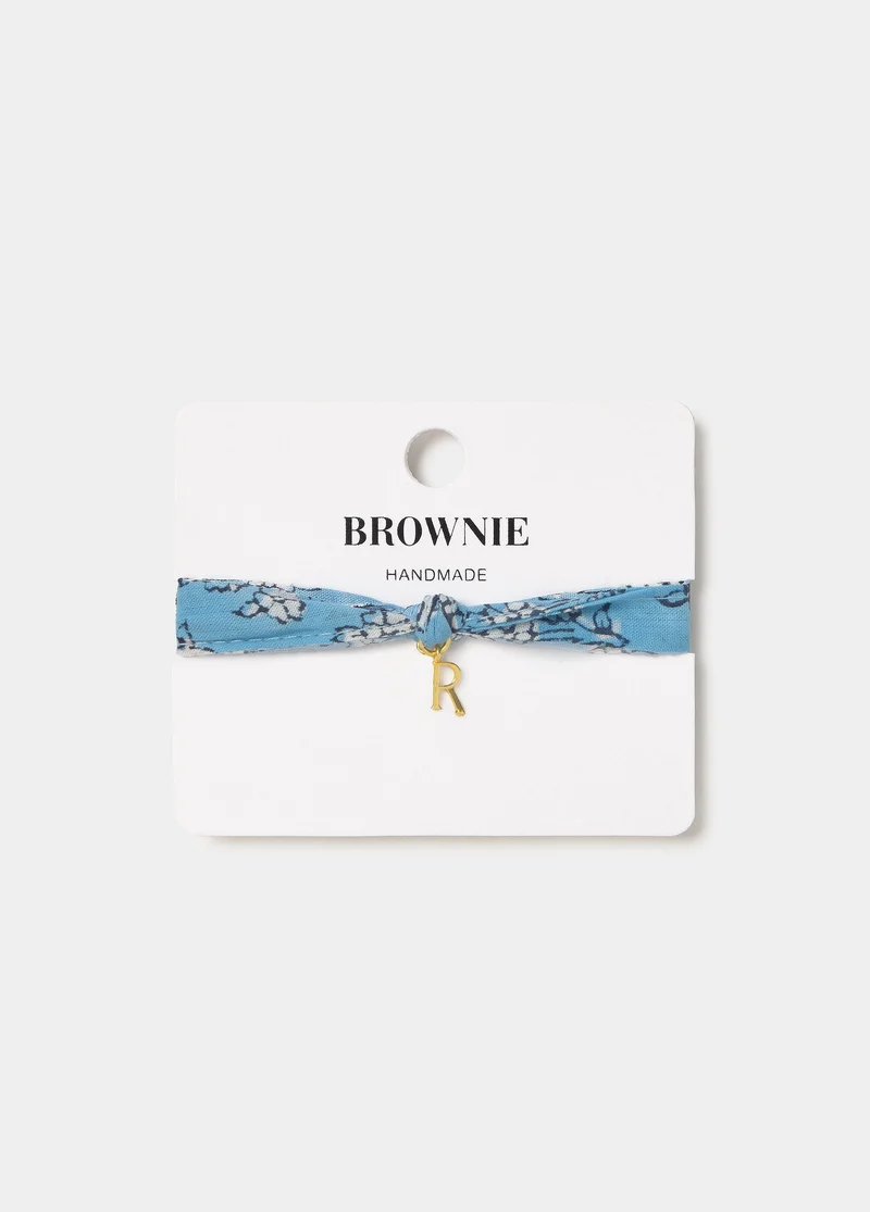 Initial R bracelet