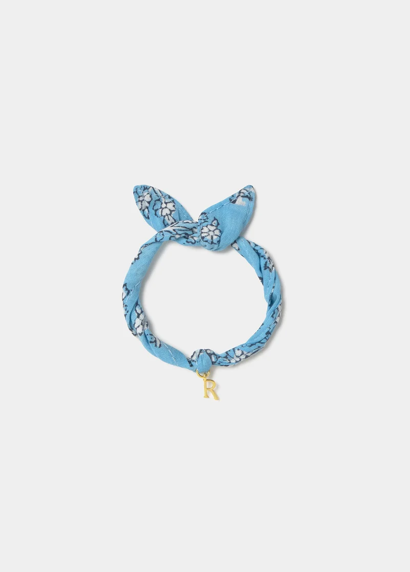 Initial R bracelet