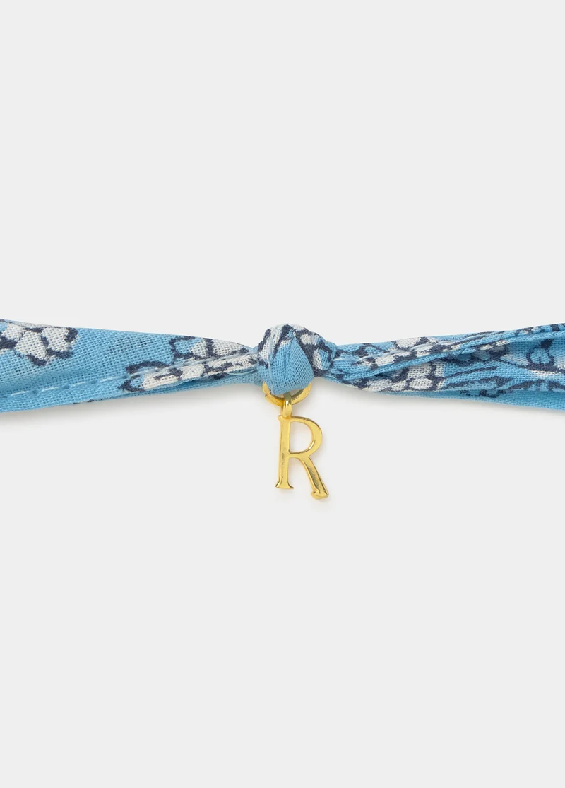Initial R bracelet
