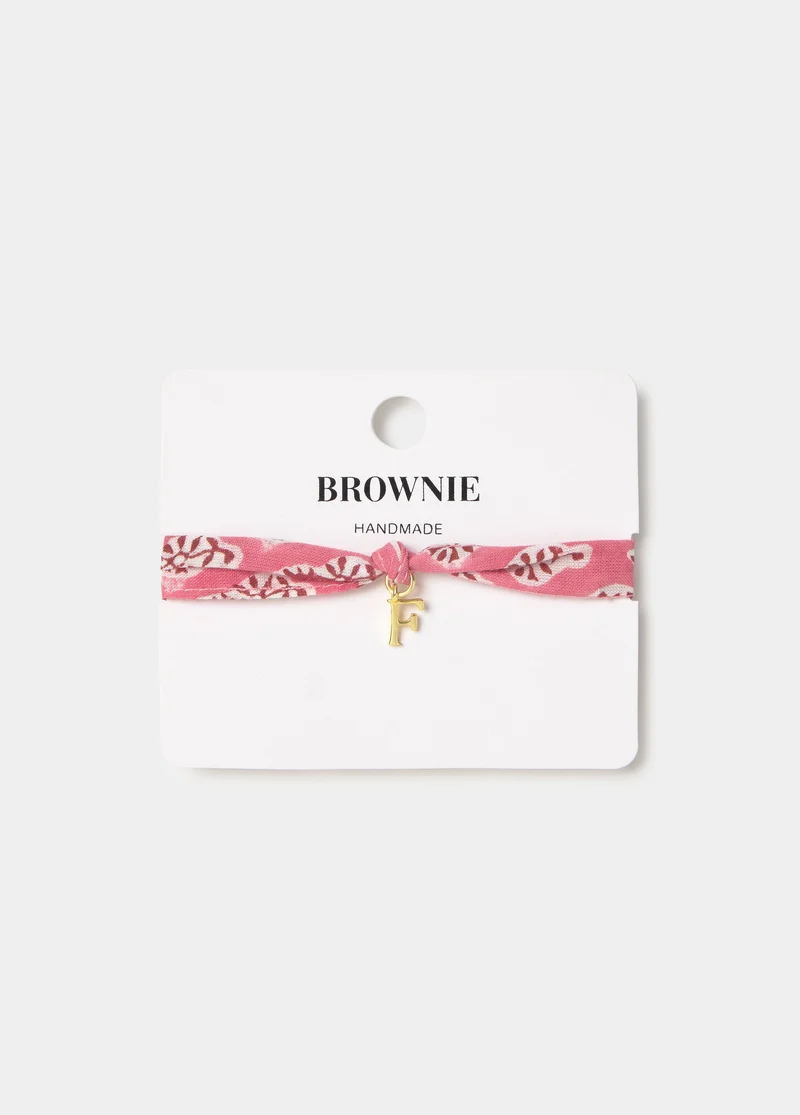 Initial bracelet F